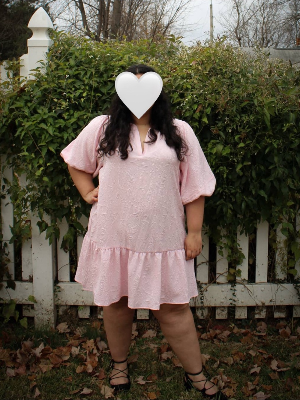 Hatch Drop Waist Jacquard Dress in Soft Pink